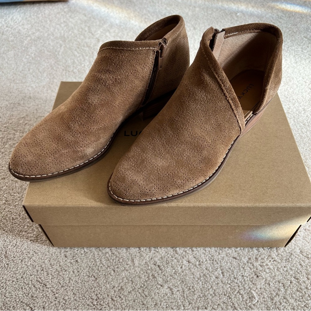 Lucky Brand Felix’s Tan Open Side